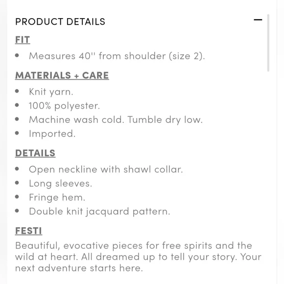 Torrid Festi  Long Cardigan Sweater - Picture 5 of 6